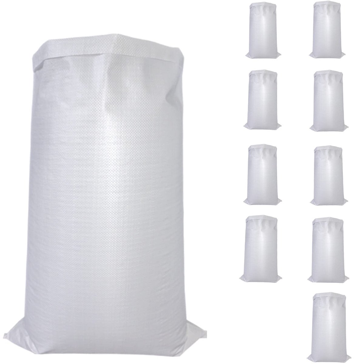 Elzusha - Jumbo Puin Bouwzakken - 10 Stuks 50 x 80 cm