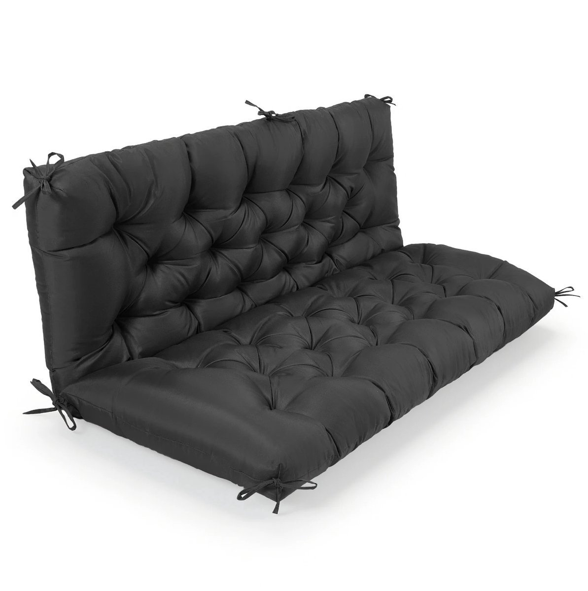 Nutrella Tuinloungezitvervangingskussen - Hangmatbank - Buitenbankkussen - Rugleuning - UV-bestendig - Waterdicht - 150 x 100 cm - Donkergroen