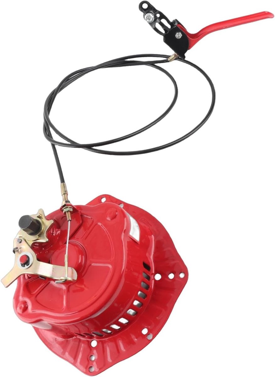 Handmatige Crank Starter Vervanging voor 170F 173F 178F 186F 188F 192F 195F - Recoil Starter Assemblage met Schroef en Pakking voor Vertikale Luchtgekoelde Motor Generator Mini Cultivator