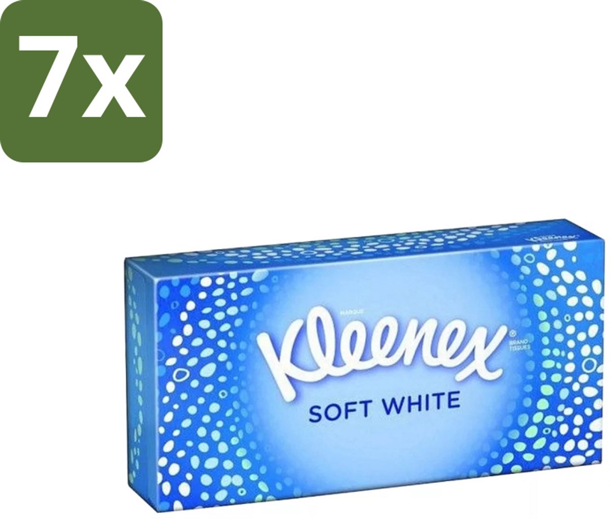 7 x Kleenex - Tissues - Soft White - 70 Tissues - Kleenex Tissues - Tissue - Tissuepapier - Tissue Voor Verkoudheid - Tissue Voor Neus
