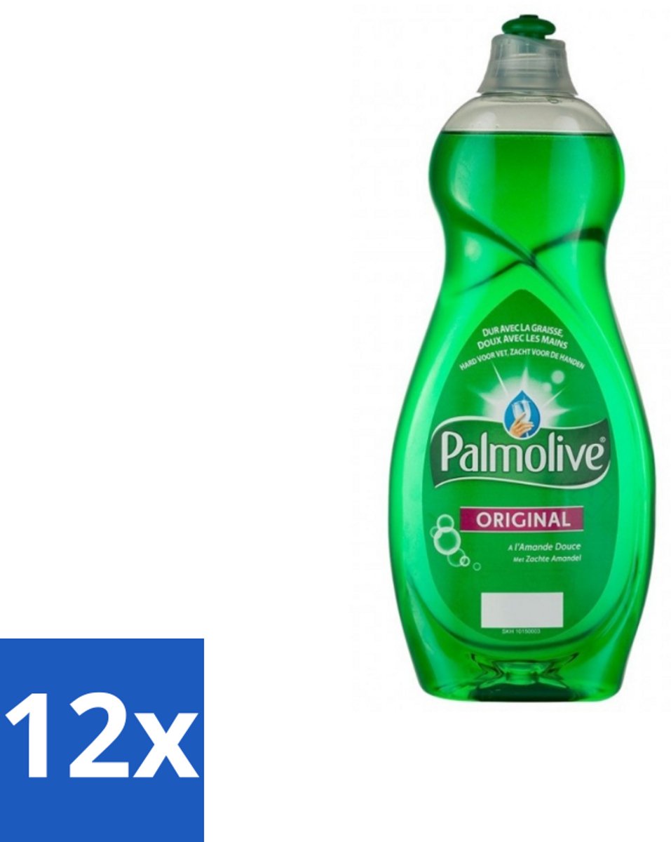 12 x Palmolive - Original - Afwasmiddel - Zachte Amandel - 750 ml - Afwasmiddel - Vaatwas - Amandel - Palmolive - Schoonmaak
