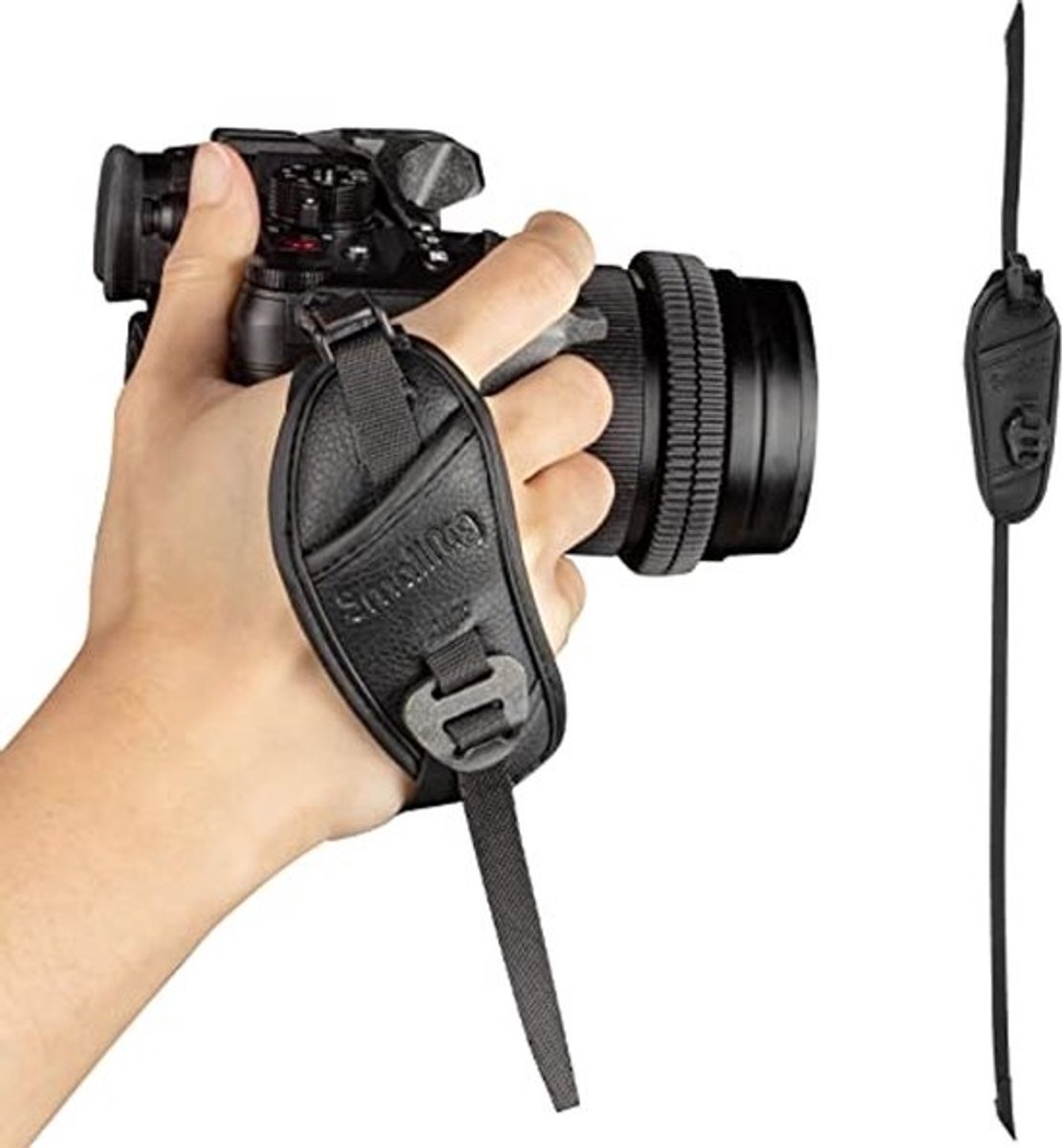 Verstelbare Polsband voor Camera - Draagriem met Snelle Aanpassing en Afneembaar Ontwerp