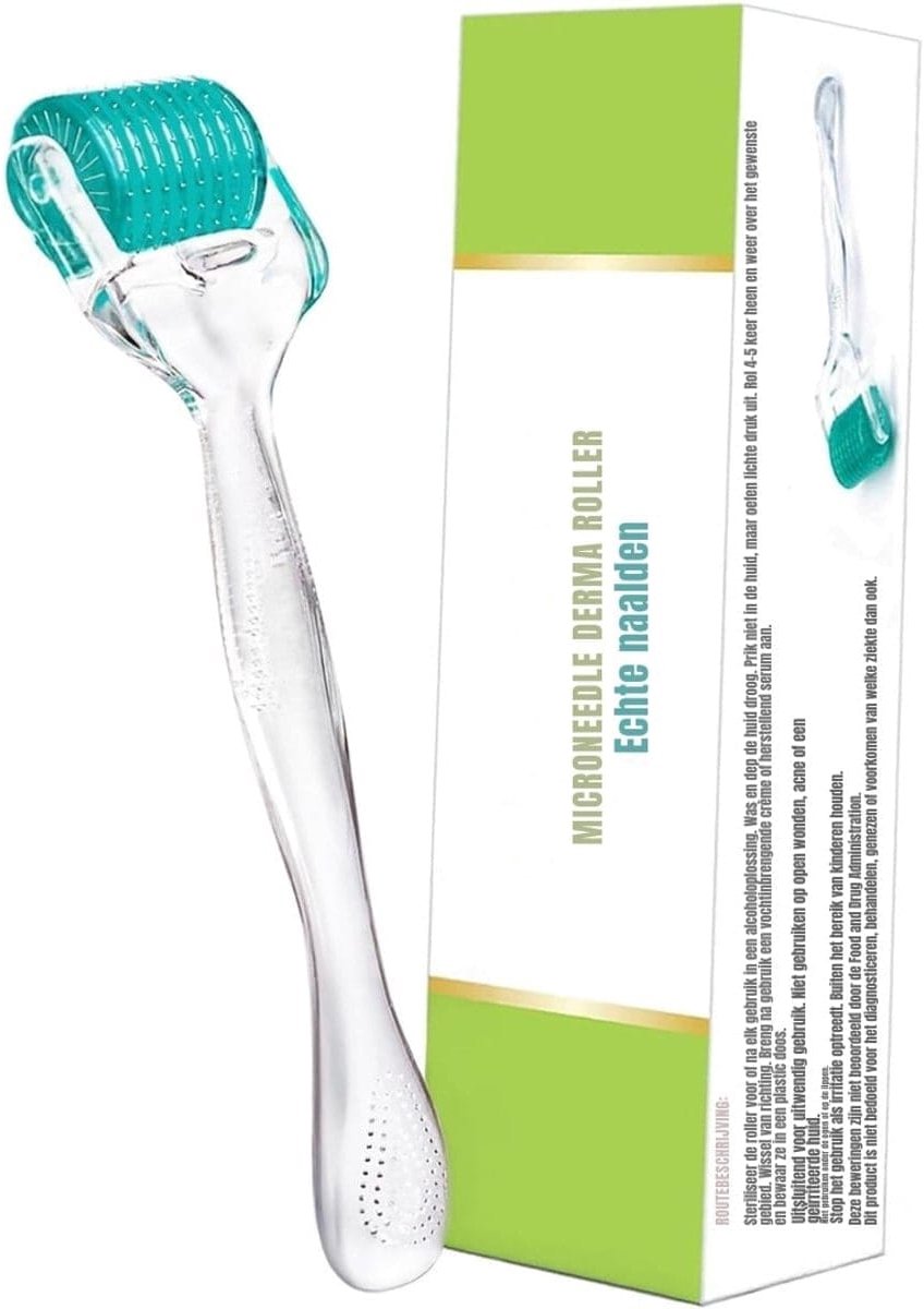 Klarven® Dermaroller Haargroei - Titanium naalden - Stimuleert groei, Betere serum-opname - Thuisgebruik