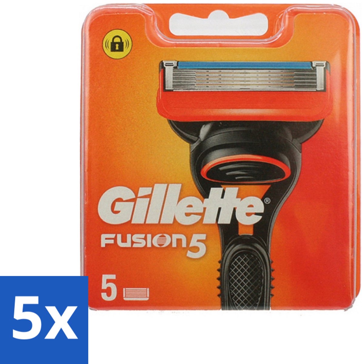 5 x Gillette - Fusion 5 - Navulscheermesjes - 5 Navulmesjes - Scheermesjes - Scheren - Scheren Mesjes - Scheren Voor Gezicht - Scheren Voor Mannen