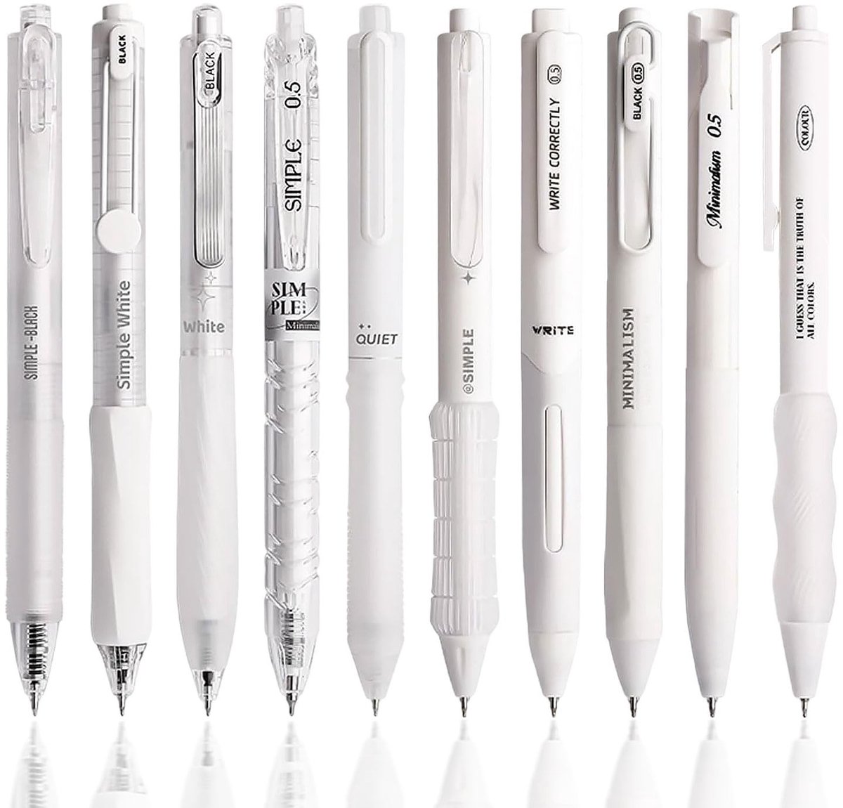 Elzusha - Premium Balpenset van 10 Stuks met Ergonomische Grip