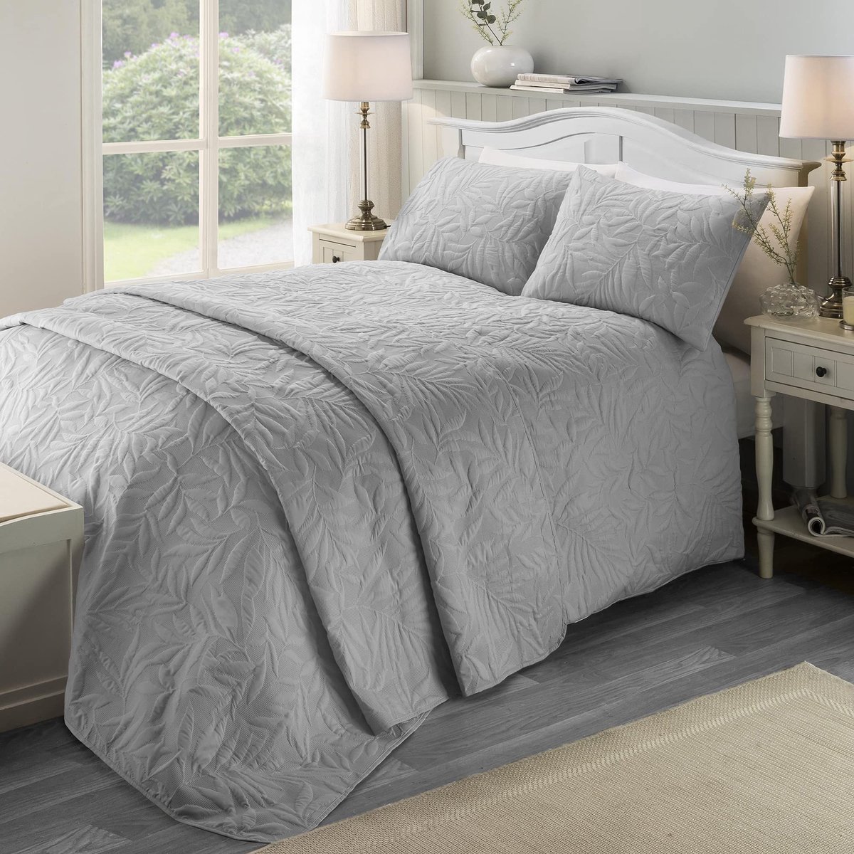 Elzusha - Luana Pinsonic Duvet Cover Set in Zilver