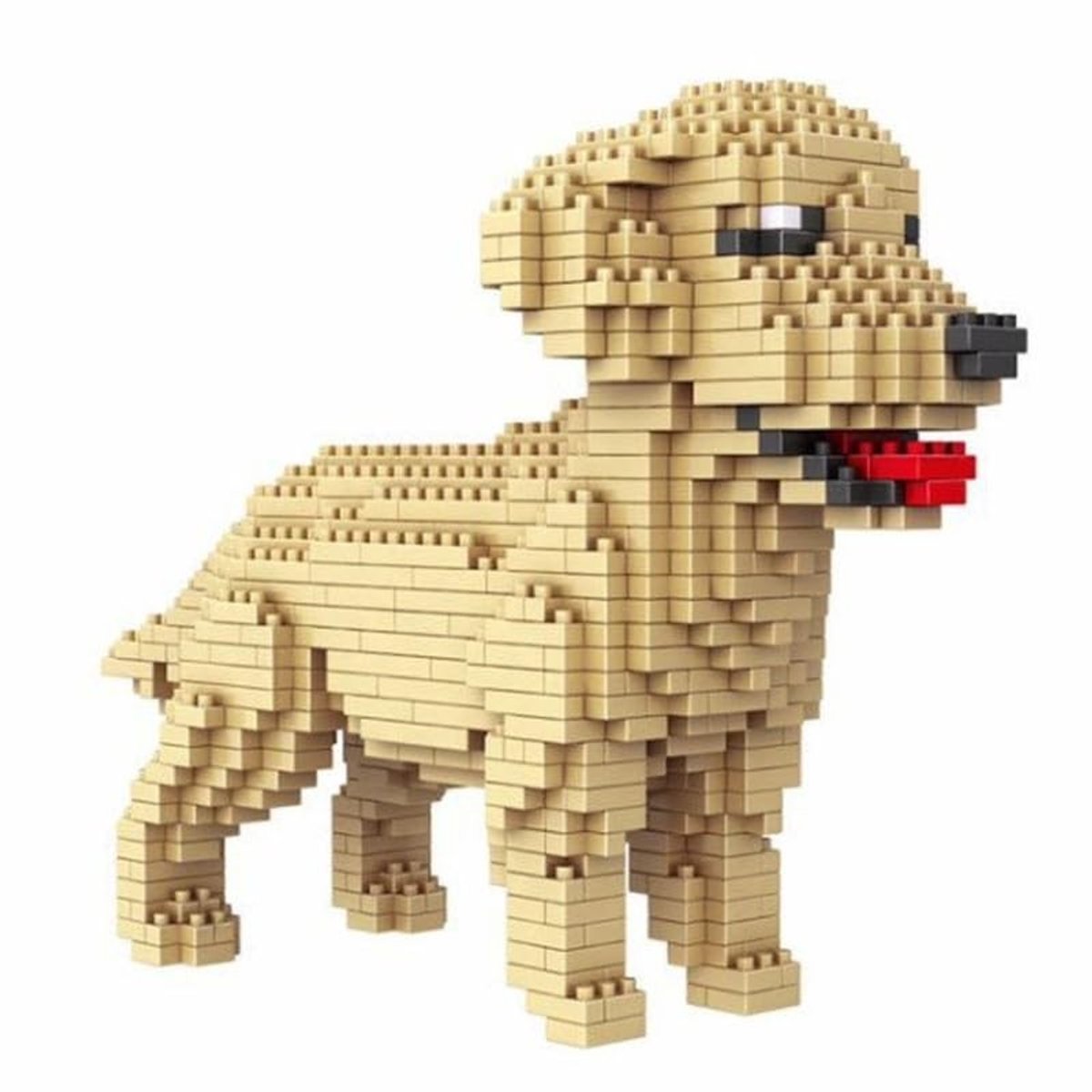 Elzusha - Bouwset Miniatuurblokken Hond Golden Retriever