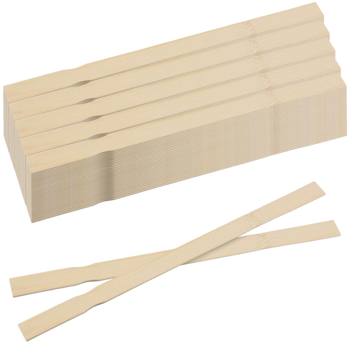 Elzusha - Set van 150 Houten Roerstaafjes voor DIY Creaties