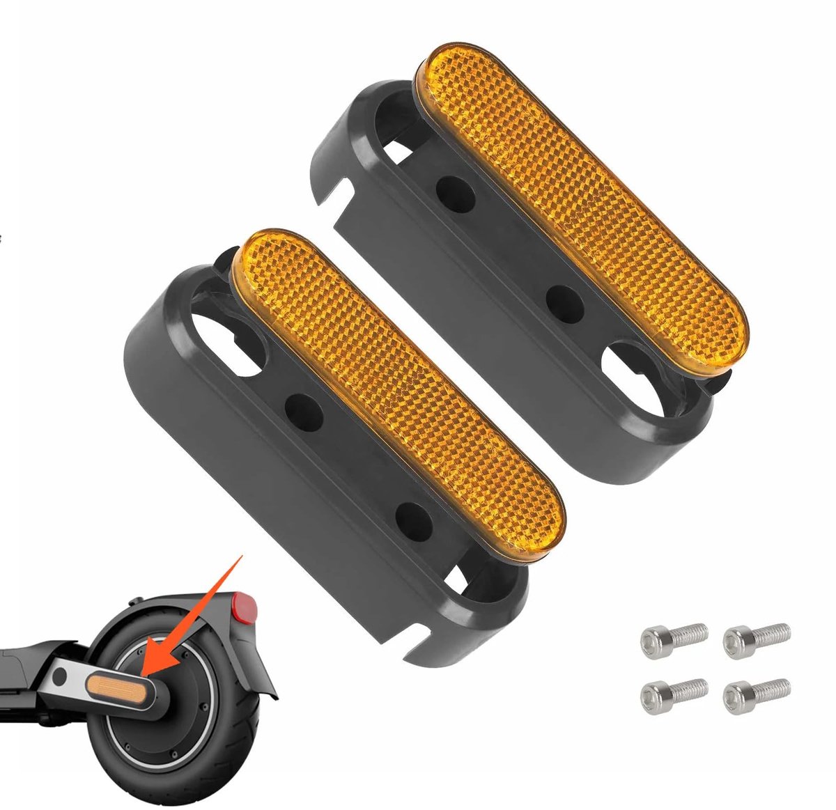 Elzusha - Decoratieve Achterwielafdekking voor Elektrische Scooter