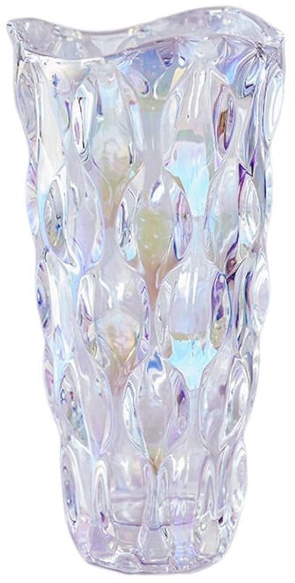 Elzusha - Bohemian Glazen Bloemenvase van 24 cm