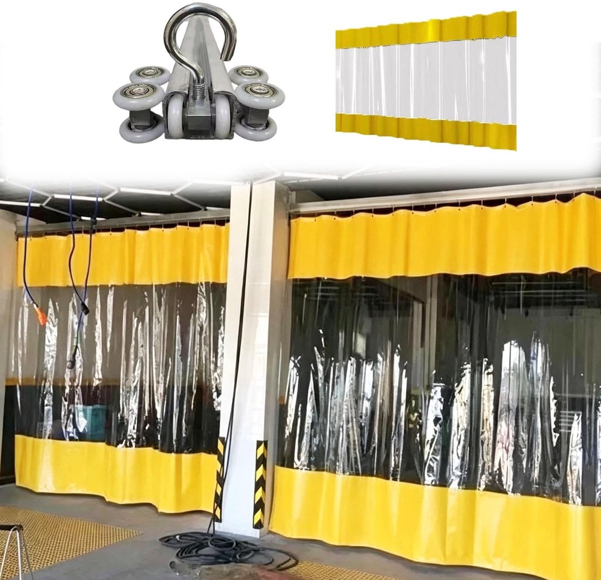 Elzusha - PVC Werkplaatsafscheidingsgordijn - Ideaal voor Garage en Werkplekken