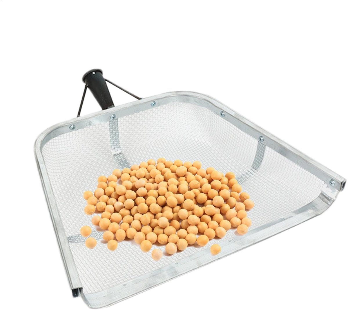 Solidchoice - Tuinzeef voor Aarde - Robuuste Ergonomische Zeefschep met Handgreep
