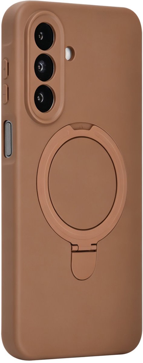 TUNIQ Backcover hoesje voor Samsung Galaxy A27 - met stand - Bruin