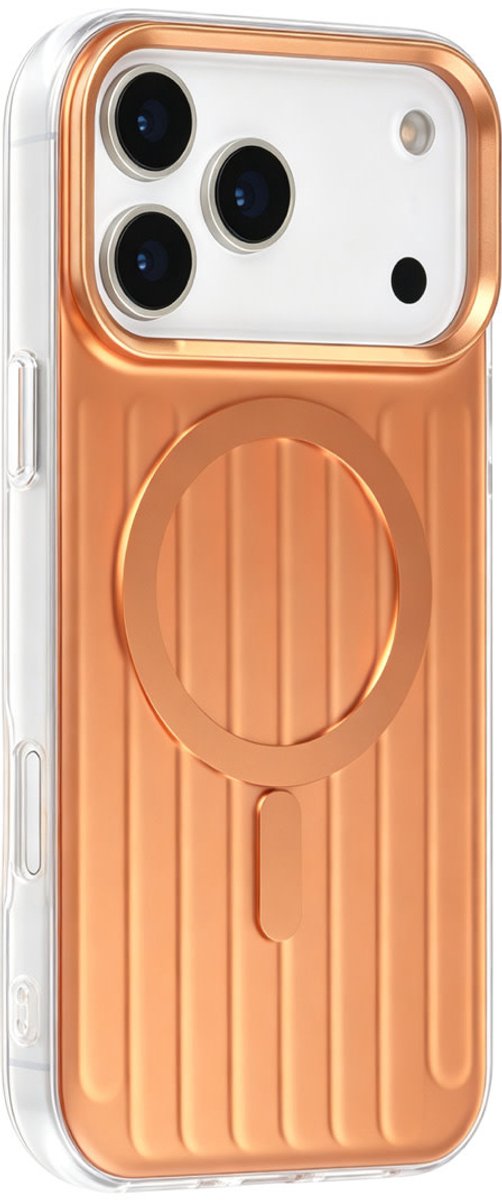 TUNIQ Backcover hoesje voor Apple iPhone 17 Pro Max - luggage IMD MagSafe - Oranje