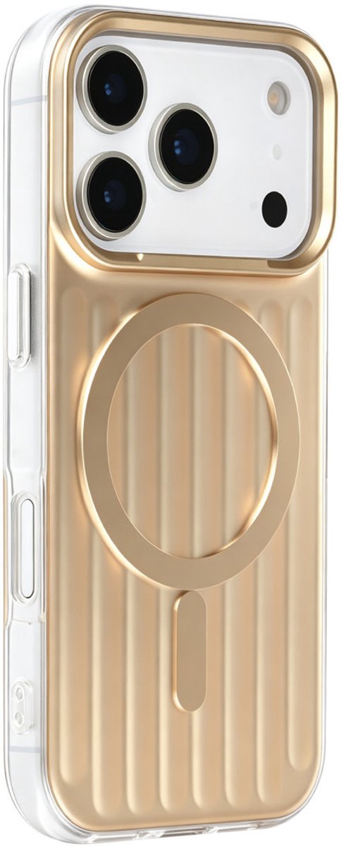 TUNIQ telefoonhoesje voor Apple iPhone 17 Pro - luggage IMD MagSafe - Goud