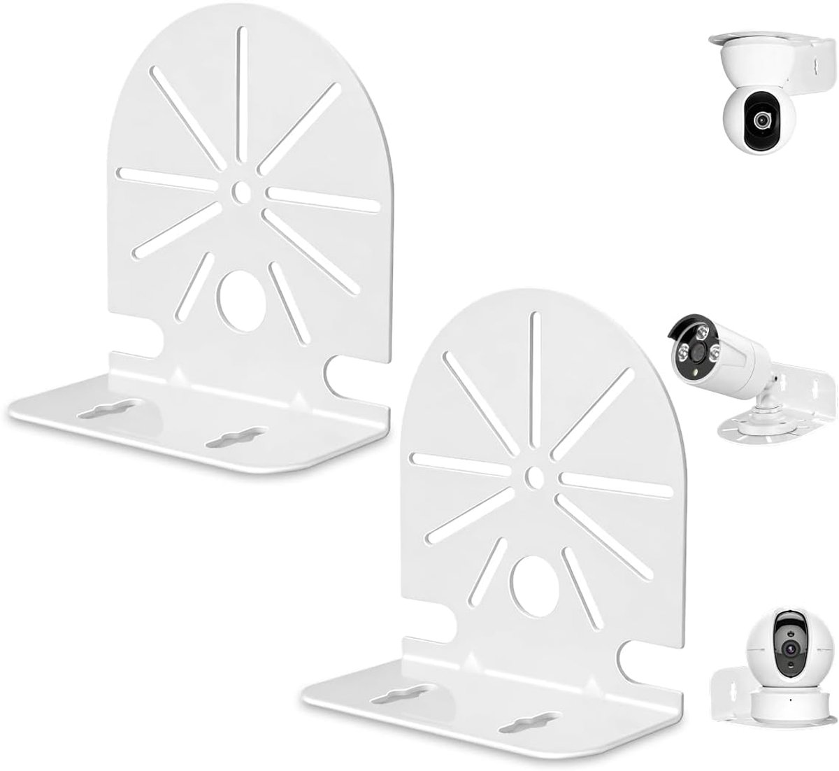 LISM-Tweedelige universele metalen muurbeugel Geschikt voor CCTV-camera's