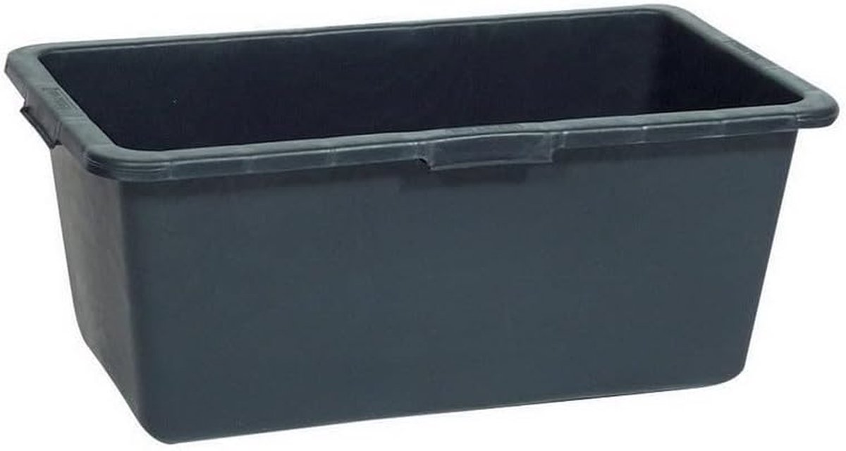 Mengmortel Container - Bouwemmer - Mortel Mengen - Zeer Robuust - 80 Liter - Zwart