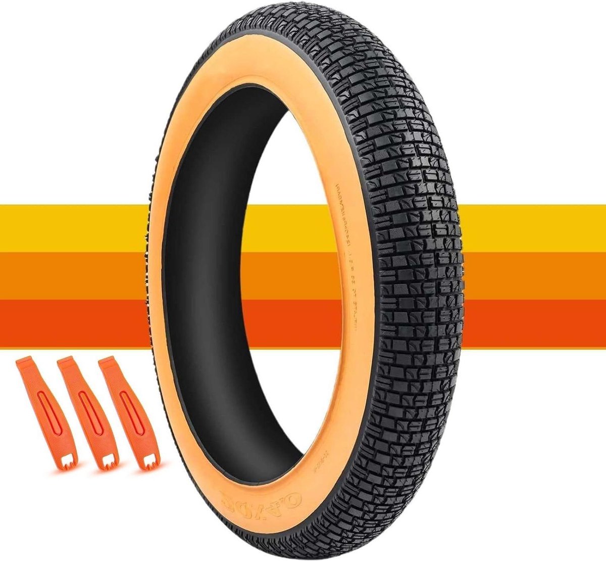 Fietsband 20 Inch - Antislip Band - Comfortabel Fietsen - Duurzaam Natuurrubber - 20x4.0 - Zijwand