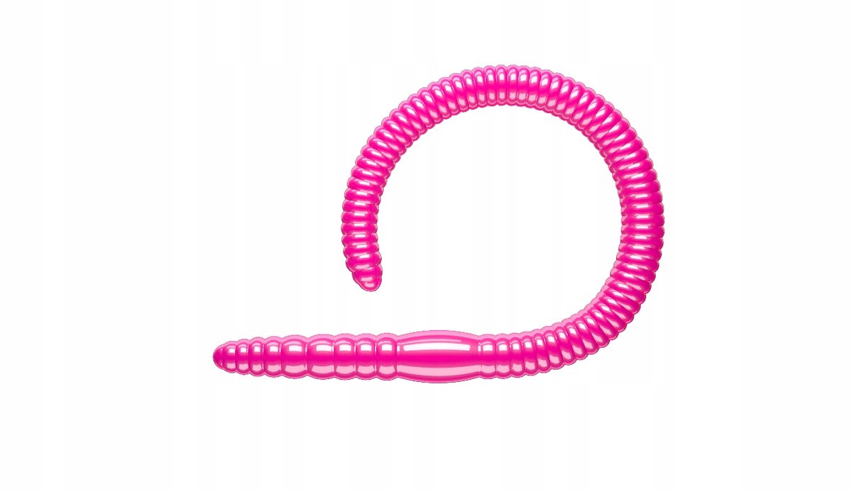 Libra Kunstaas Flex Worm 9,5cm 019 Felroze Aas 1 Stuk