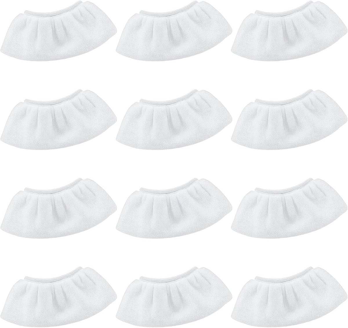 Set van 12 Microvezeldoeken voor Stoomreinigers - Vervangende Covers voor Diverse Modellen, Geschikt voor Efficiënt Schoonmaken en Onderhoud
