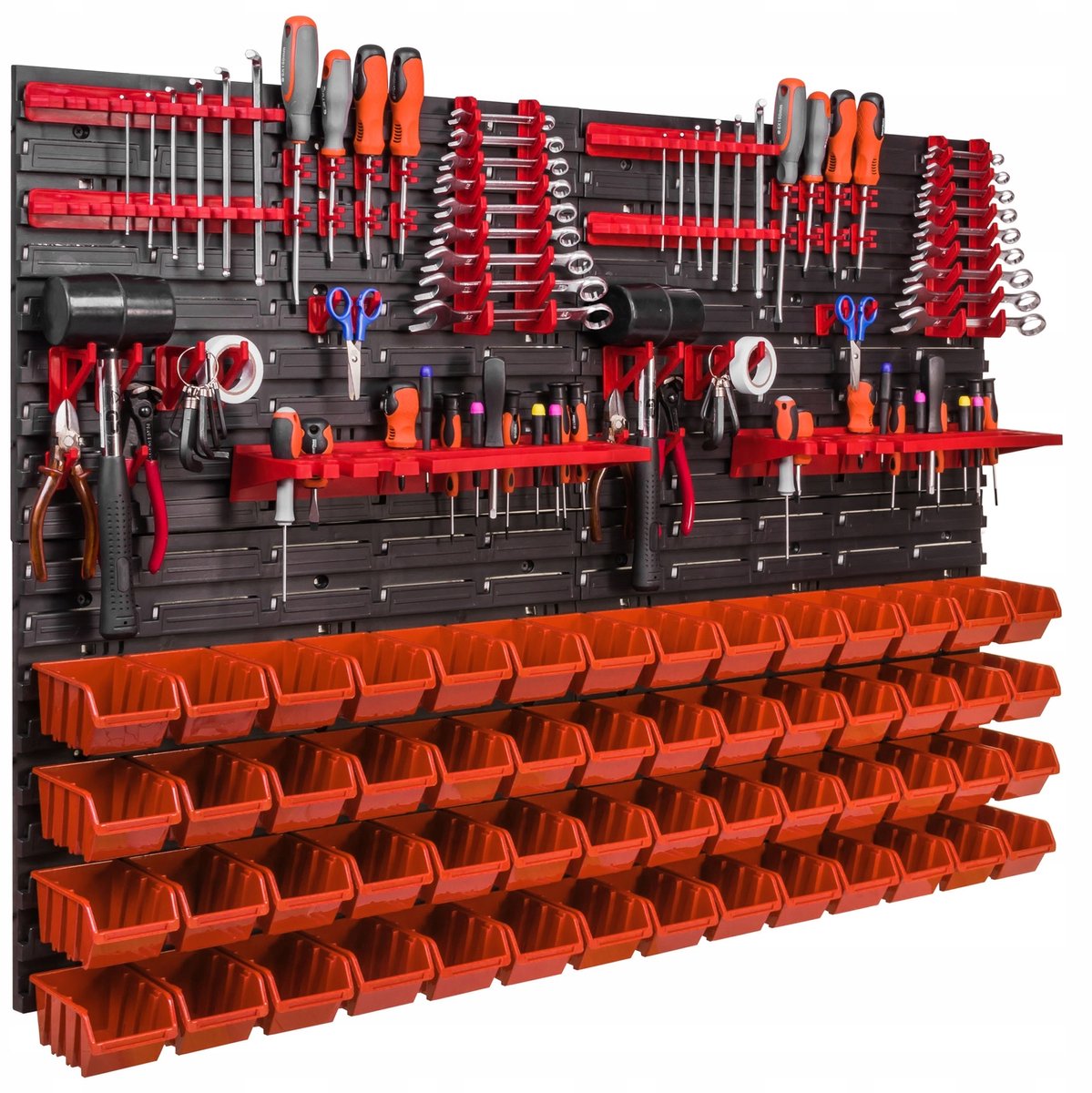 Gereedschapsbord 115x78cm met 56 Bakken - Werkplaats Organizer