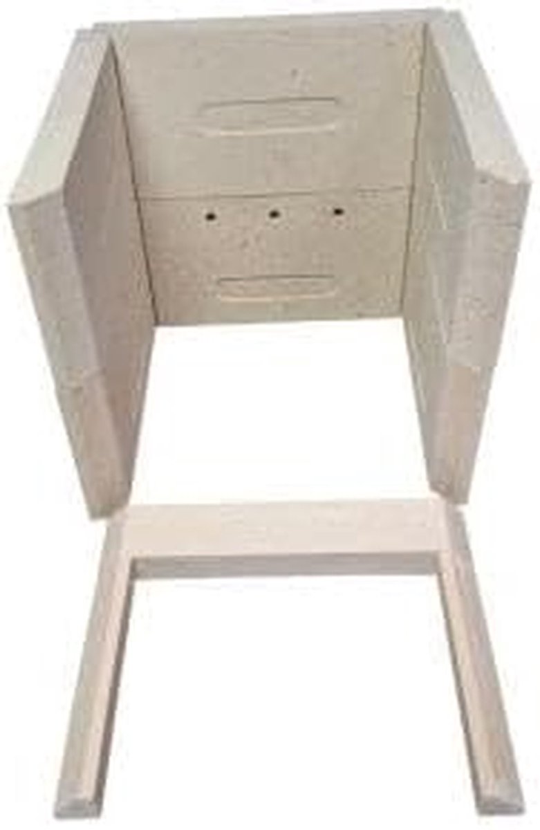 Vuurvaste Stenen - Chamotte Set - Kachel Reparatie - Duitse Productie - 45 x 30 x 20 cm - Naturel