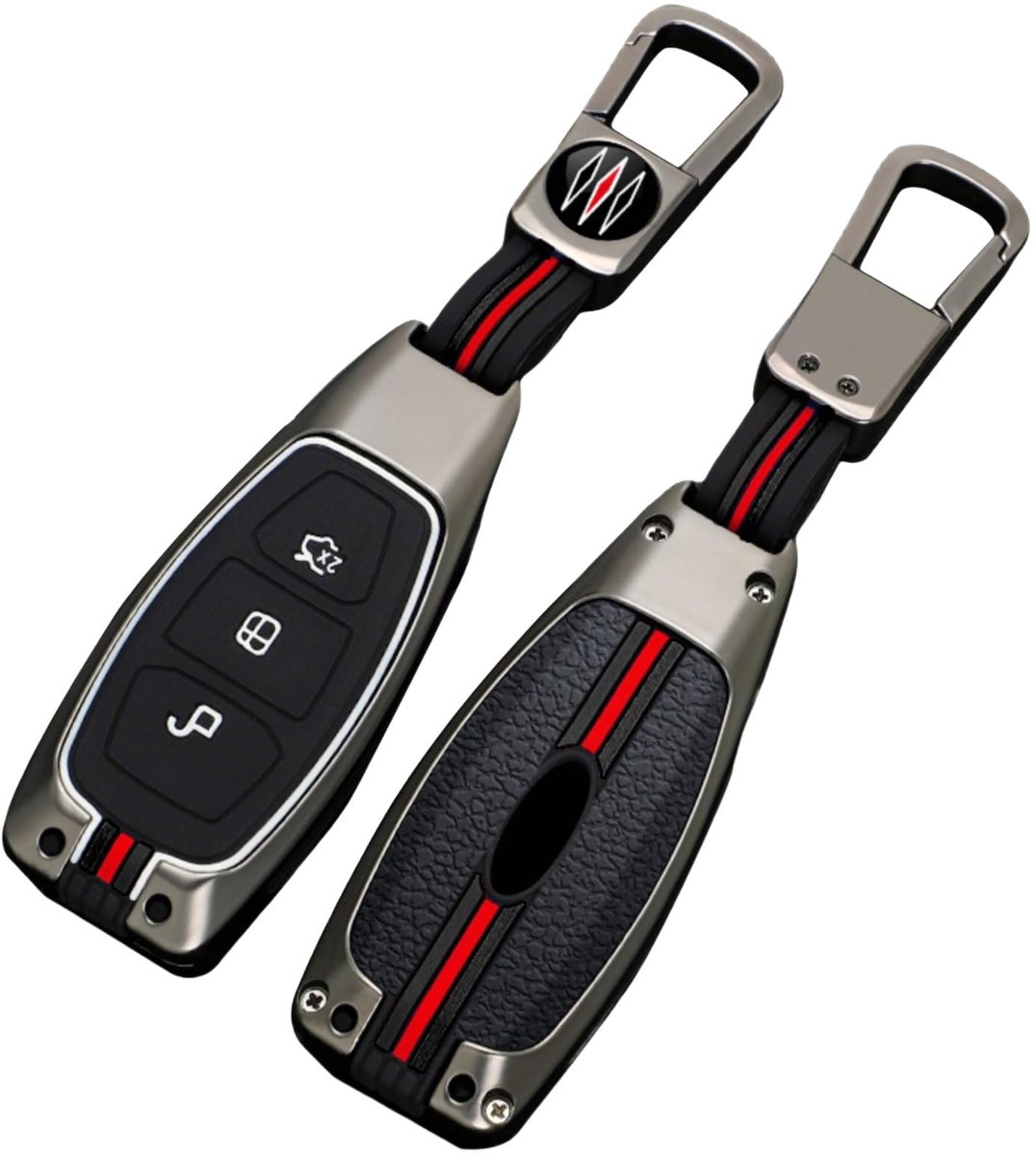 Otai Autosleutelbehuizing van zinklegering Hoes Sleutelhanger voor Ford Fiesta Mondeo 3 4 5 MK3 MK4 MK5 Focus 3 4 - ShopVlot