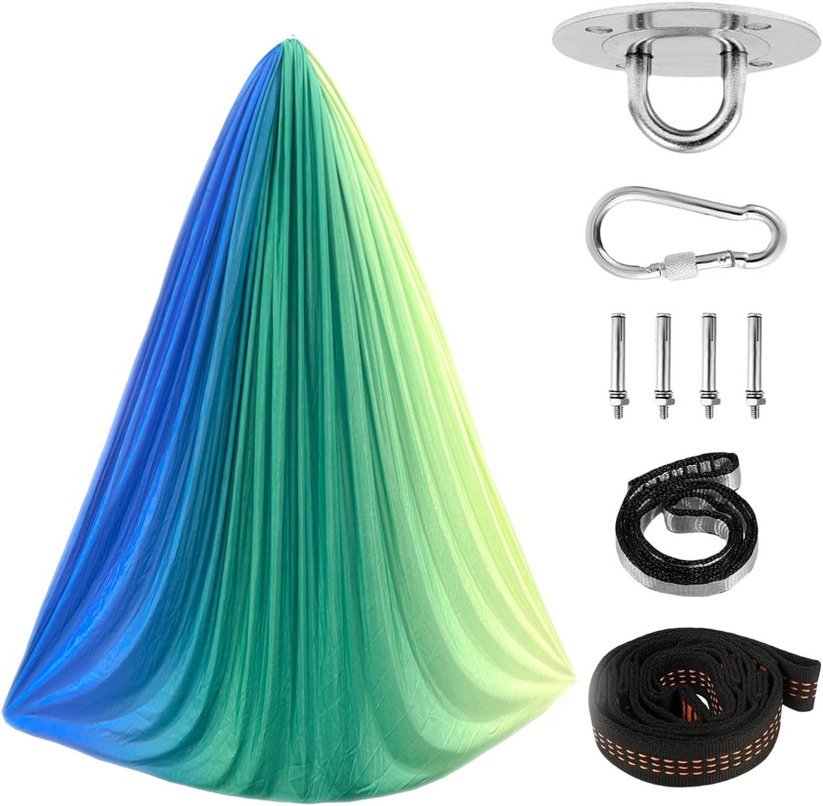 REDOM - Hangmat - Elastisch En Comfortabel - Ontspannen En Rusten - Tuin Terras Camping En Vakantie - Nylon Stof - Compact En Opvouwbaar