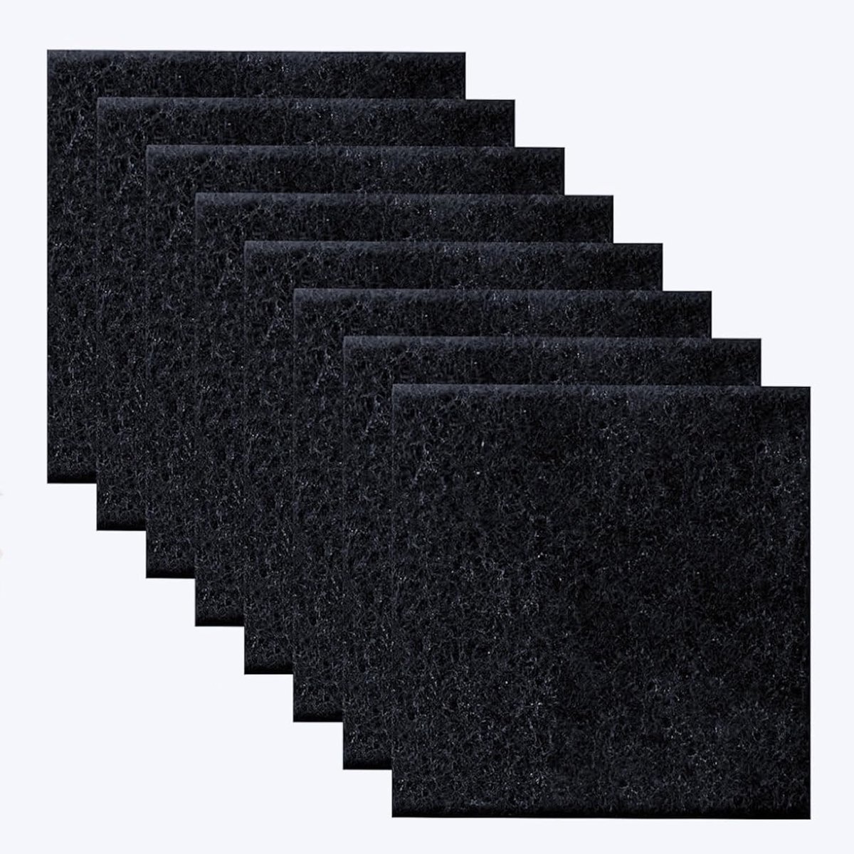 Effectief geactiveerd koolstoffilter voor bio-afvalbakken, geurneutraliserend filter voor voedselcontainers, duurzaam en veelzijdig (10.5 x 11.5 cm)