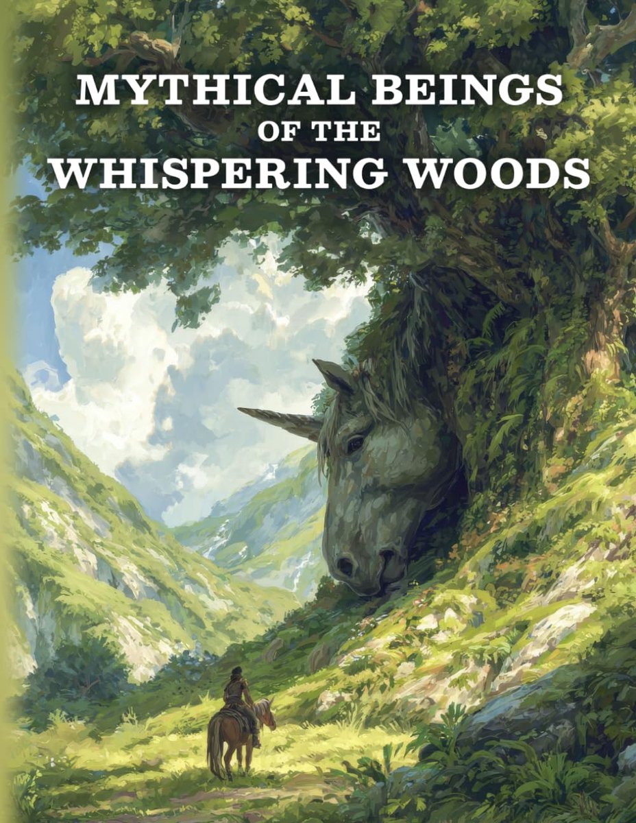 Mythical Beings of the Whispering Woods: A Colouring Book of Gentle Fantasy Creatures - ShopVlot