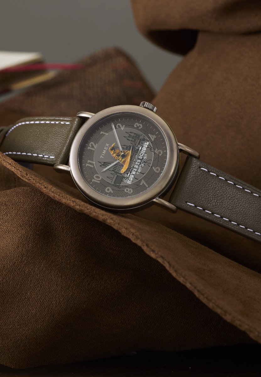 Timex Harry Potter X Timex Weekender Sorting Hat 37Mm Leather Strap Watch Quartz Analoog Horloge Bruin Kast Gemaakt Van 100% Roestvrij Staal En Een Armband Van 100% Leer 37 TW2Y77000YH