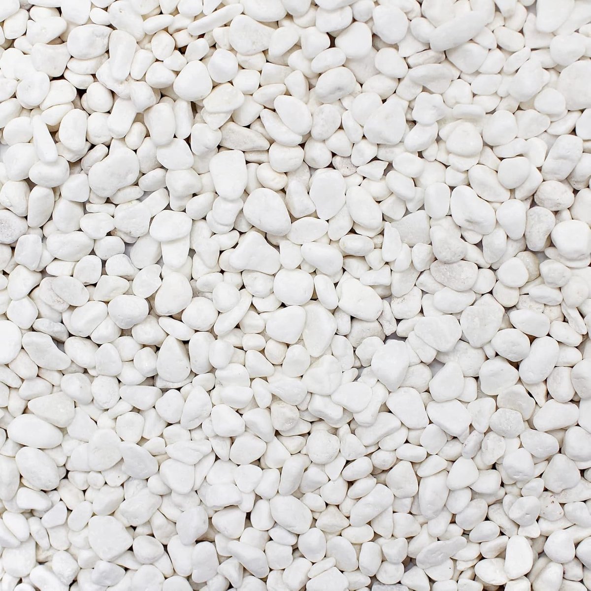 Decoratieve Witte Steentjes voor Tuin, Aquarium en Bloempotten - Kiezels en Riviergrind 9-12mm