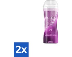 2 x Durex - Massage Olie en Glijmiddel - Aloë Vera - Waterbasis - 200 ml - Durex Massage Olie - Glijmiddel - Aloë Vera - Intiem Gel - Seksgel