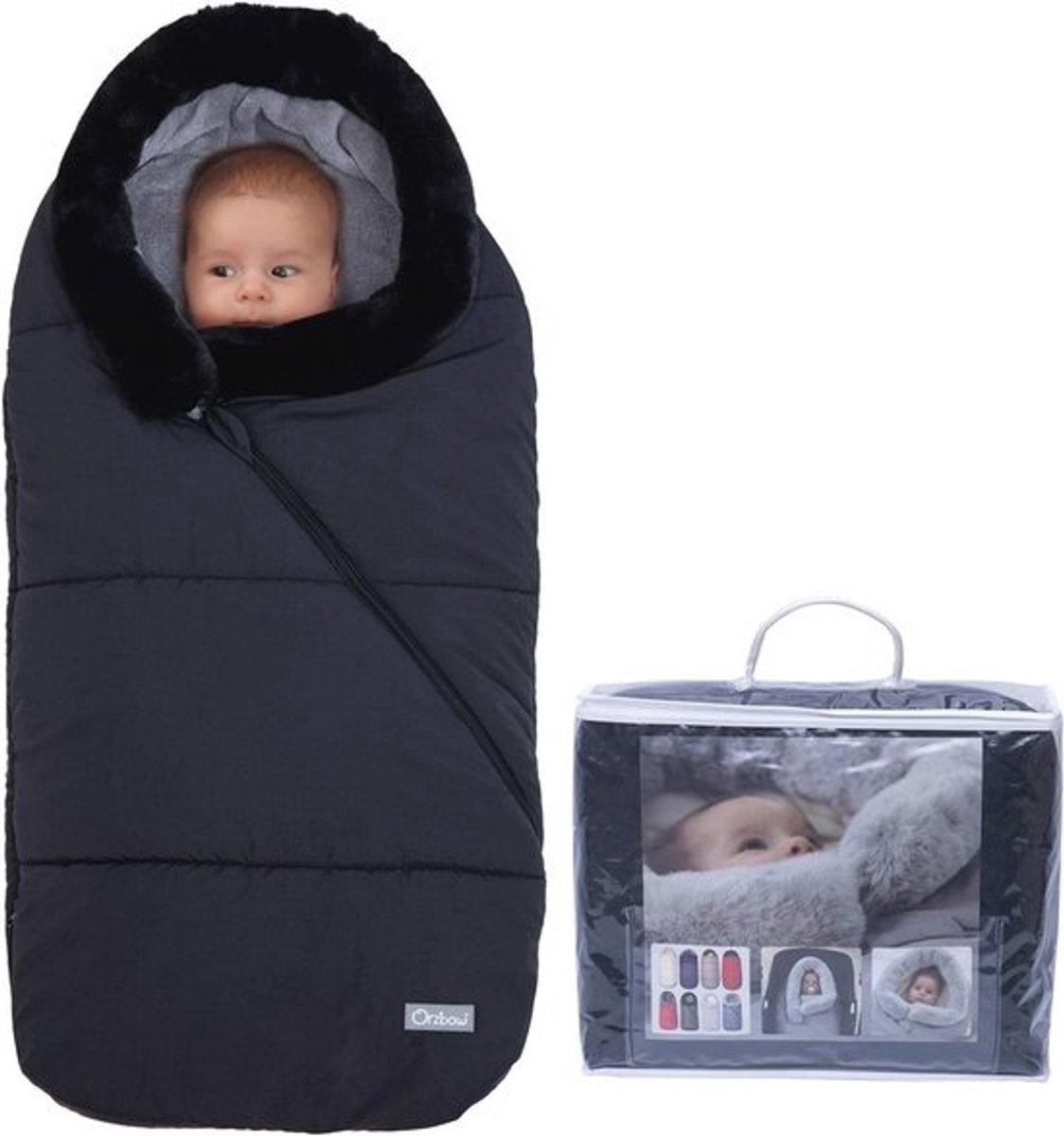 Wintervoetenzak voor kinderwagens - waterdicht en verstelbaar