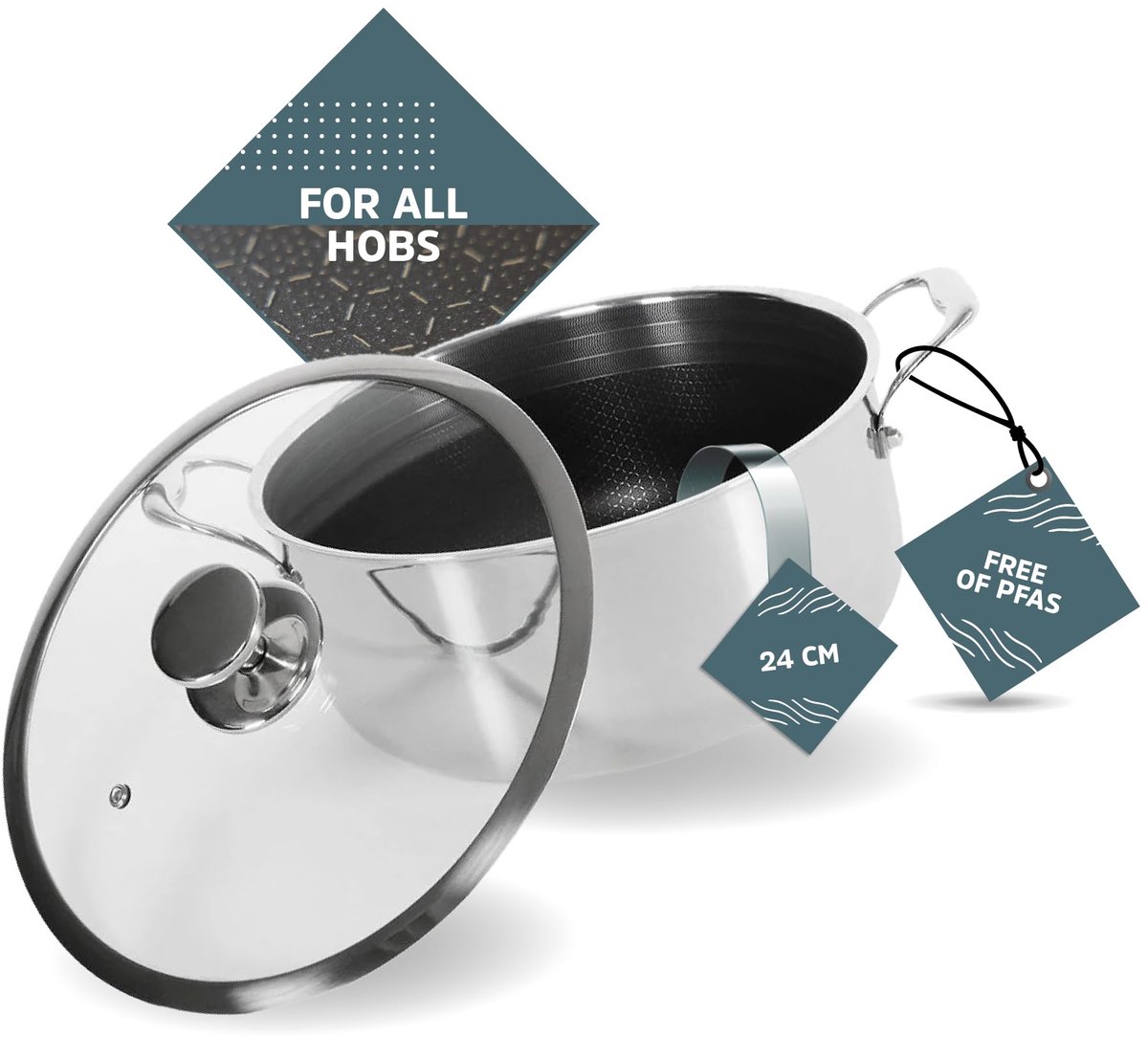 Sobczyk - Hybride pot met deksel Ø 24cm - ShopVlot