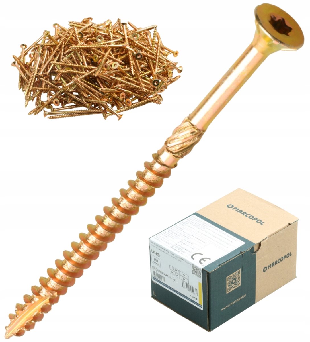 Houtschroeven 4,5x70mm Torx 250 stuks - Constructie & Timmerwerk