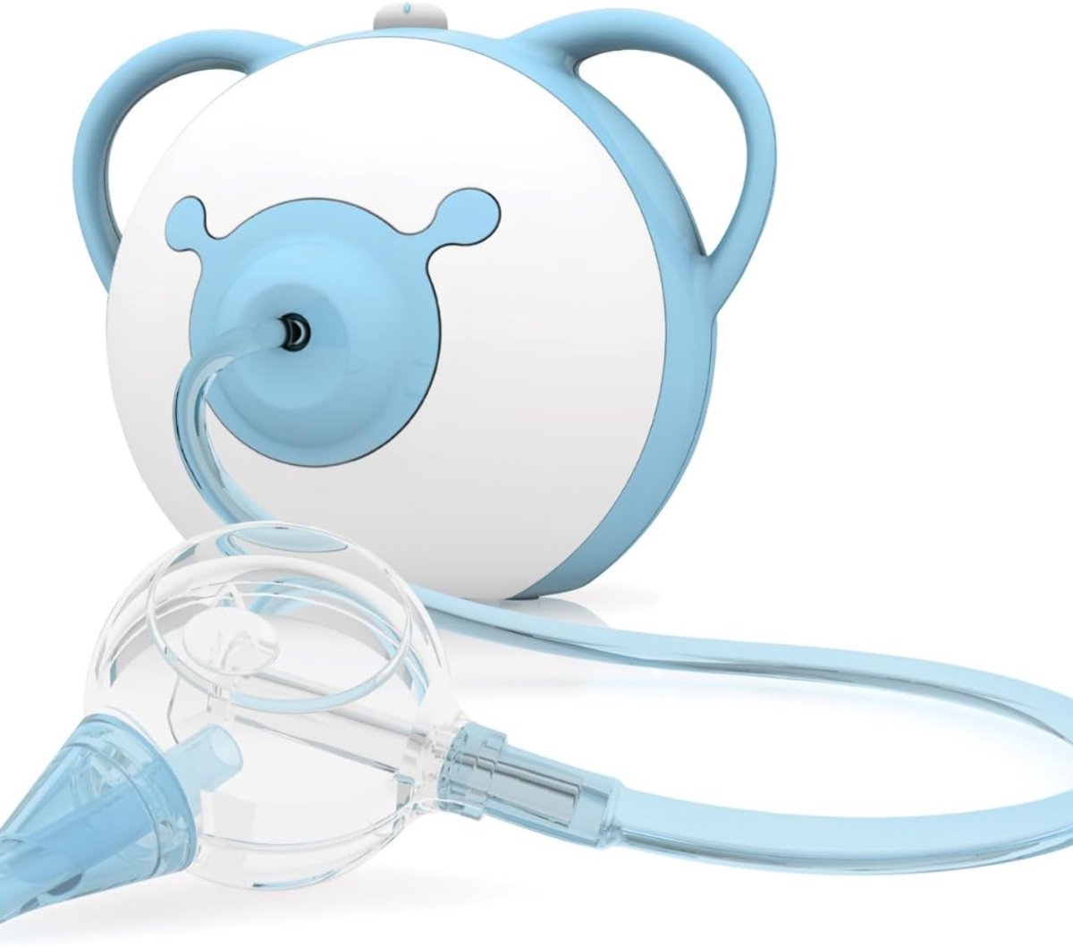 Ploutos® Neusreiniger Baby - Neusreiniger - Neusspoeler - Blauw/Wit - 18cm x 18cm x 18cm Neusreiniger Baby - Neusreiniger - Neusspoeler - Blauw/Wit - 18cm x 18cm x 18cm