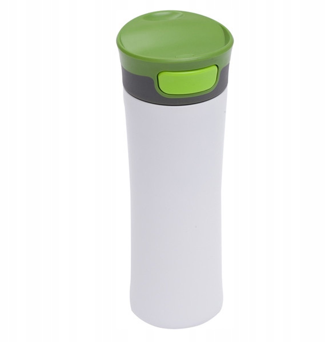 Telescope Thermosbeker 430 ml Wit/Groen - Houdt Warm tot 9 Uur