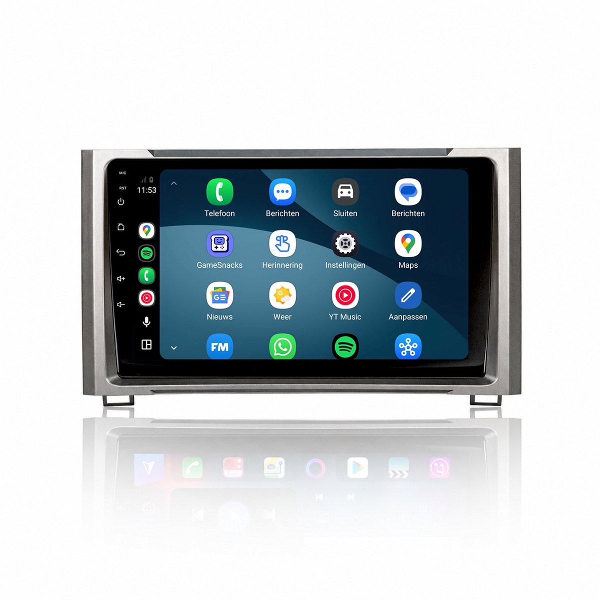 CarPlay autoradio geschikt voor Toyota Tundra | 2014 t/m 2021 | Cartronix CTX-7505 | 2014 2015 2016 2017 2018 2019 2020 2021 | 9 inch | Android 15 | Draadloos Apple CarPlay & Android Auto | 2GB + 32GB | Bluetooth & Wifi