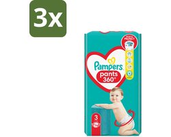 3 x Pampers – Luierbroekjes – Pants Maat 3 – 56 Luiers - Luiers Voor Baby - Luierbroekjes - Luier Voor Baby - Luier Maat 3 - Luier Voor Actieve Baby