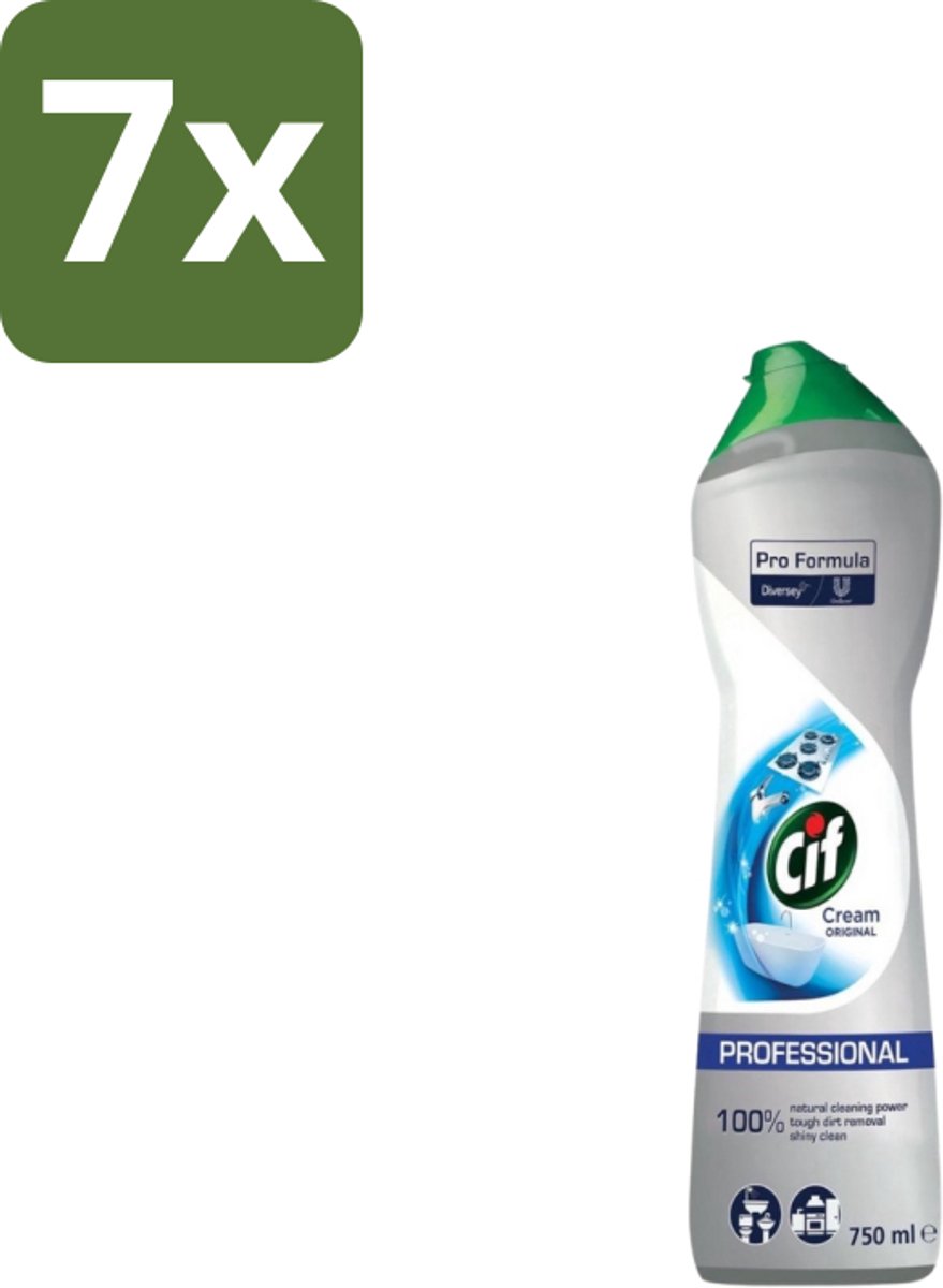Cif - Schuurmiddel - Original - 750ml - Bulkverpakking - 7 stuks