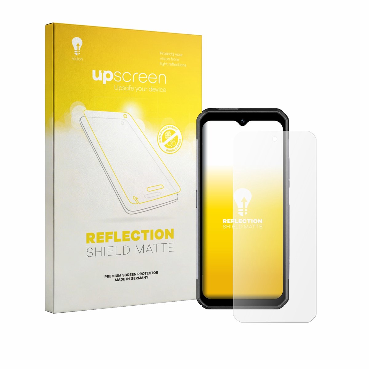 upscreen - Screenprotector voor Pax A6630 - Folie Beschermfolie anti glare matte