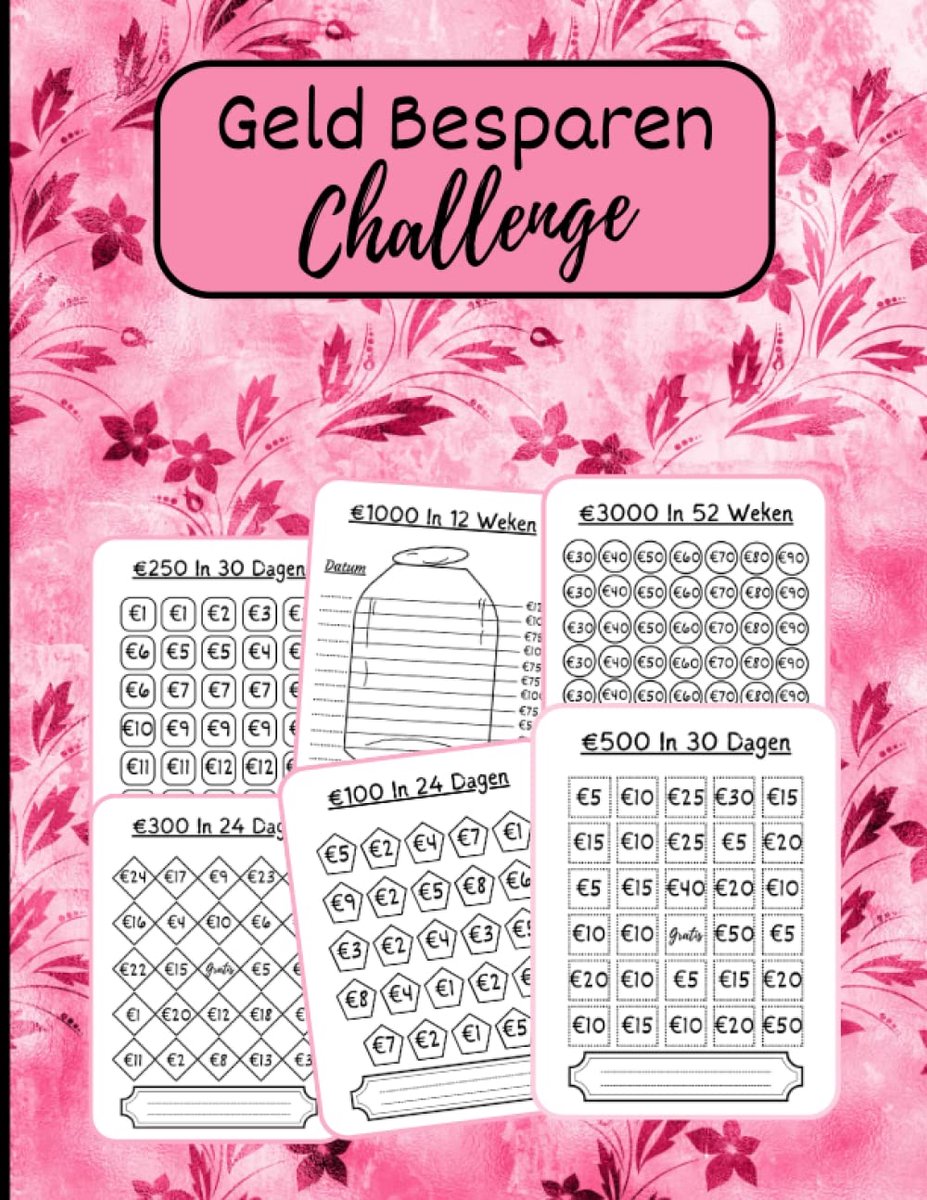 Geld Besparen Challenge: Spaarchallenge - 7 geld challenges om een groot bedrag zonder te veel moeite te sparen - ShopVlot