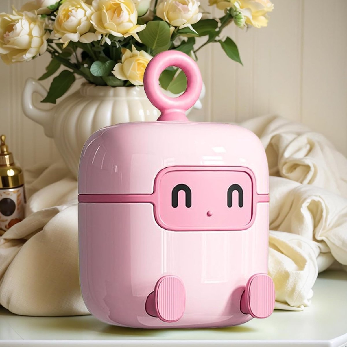 Herbruikbare Pluisroller - Lijmroller Haar - Kleding Reinigen - Wasbaar & Hervulbaar - 75 x 54 cm - Roze