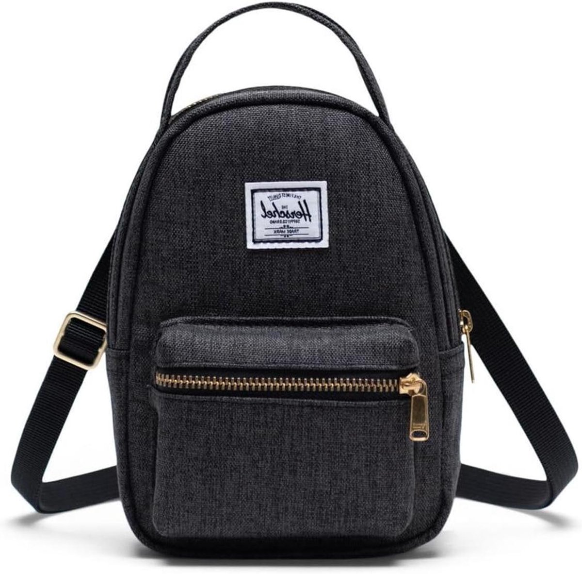 Crossbody Tas - Schoudertas Unisex - Dagelijks Gebruik - Compact Ontwerp - 7 x 13 x 18 cm - Zwart