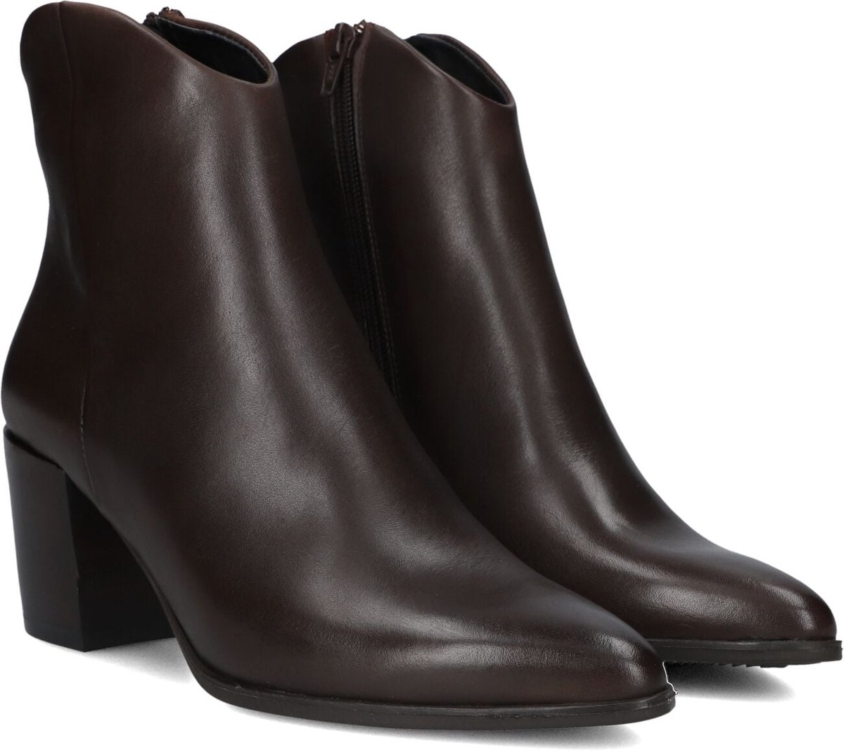LINA LOCCHI At 152 Enkellaarsjes - Enkelboots met rits - Dames - Bruin - Maat 41