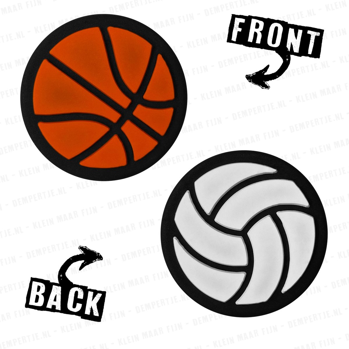 Dempertje.nl - Tosdemper 2 stuks - Basketbal / Volleybal - #094