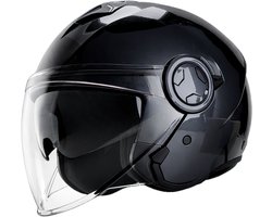 Vito Jet Linate Helm – Glans Metal Grey – Maat L