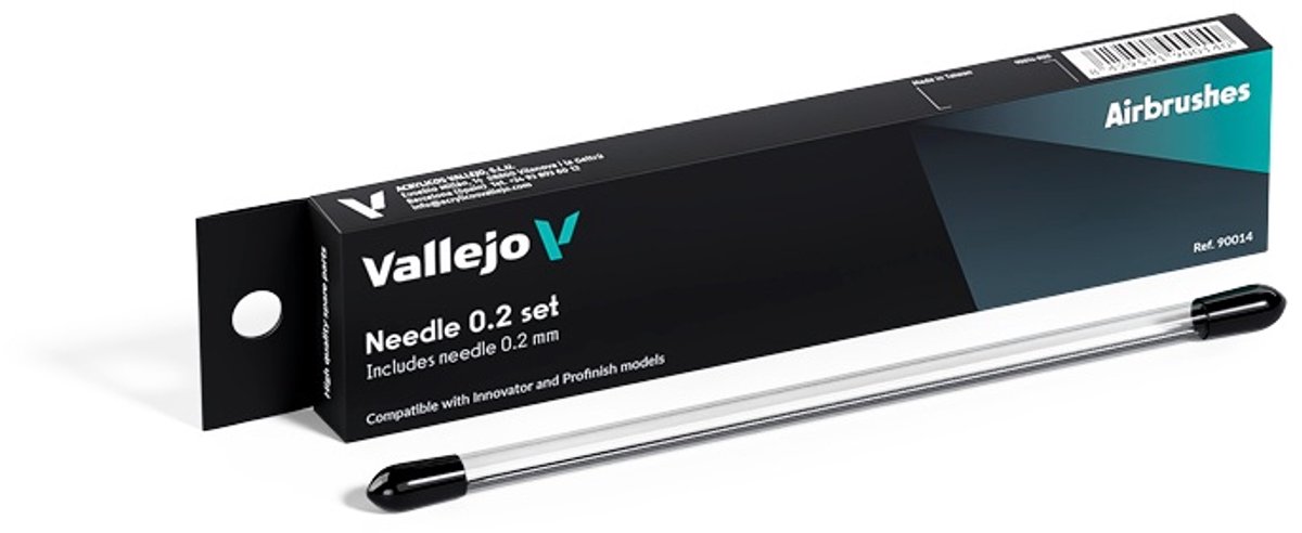 Vallejo Hobbypenseel - 90014 Reservenaald 0,2 mm voor Innovator - Profinish Airbrush Accessoires set
