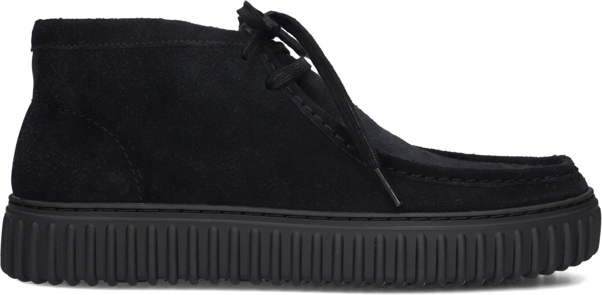 Clarks Torhill Hi Heren Veterschoenen - Heren - Zwart - Maat 47